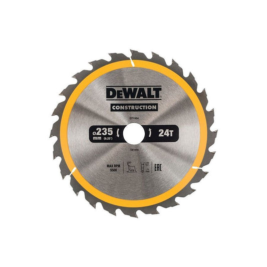 DEWALT | Circular Saw Blade Dia:235 Bore 30mm 24T | DT1954-QZ