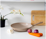 ROYALFORD | 22cm Marble Coated Smart Fry Pan Beige | RF9462BGE