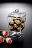 VAGUE | Acrylic Square Candy Box L Clear | 02-614