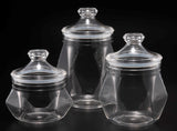 VAGUE | Acrylic Diamond Transparent Jar L | 02-701