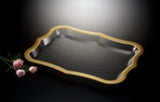 VAGUE | Acrylic Traditional Trays 55*40cm Golden Touch 55*40cm T.3mm | 02-729