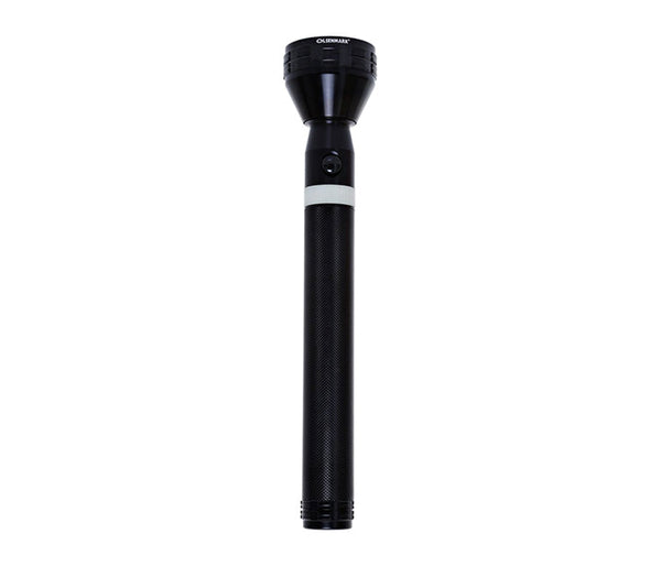 OLSENMARK | 356Mm Rechargeable Led Flashlight With Night Glow, Black | Omfl2610