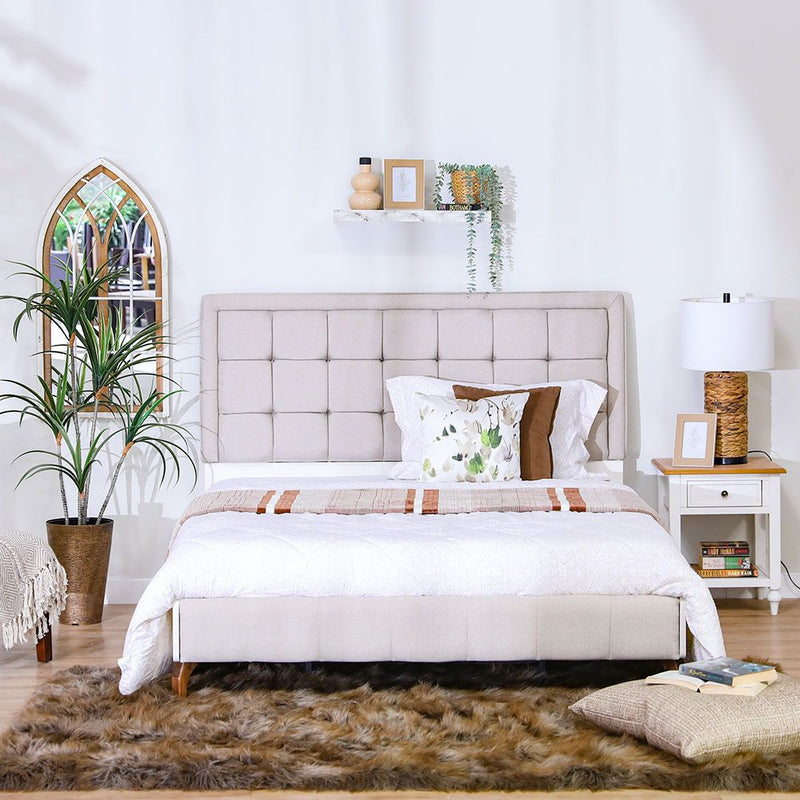 DANUBE | V2 Gordion 180x200 King Bed Light Cream | 810100100442