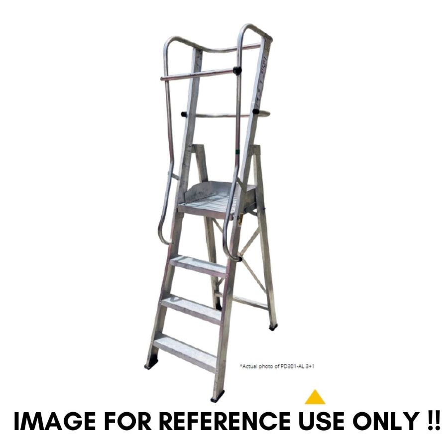 MTANDT ALTURA | Aluminum Podium Ladder 3+1 Steps | ALT/PD301-AL