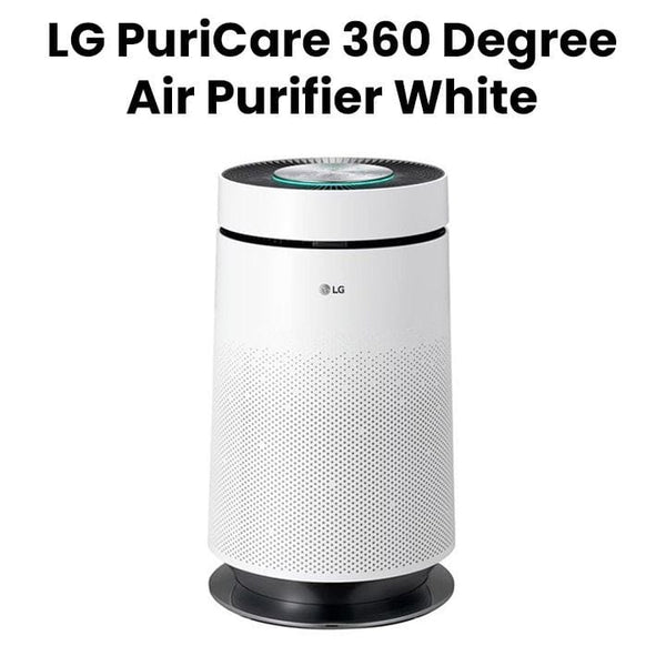 LG | PuriCare 360Ã‚Â° Air Purification And Clean Booster Anti-bacterial Nano-ions H13 HEPA Clean Booster 61.2mÃ‚Â² White | AS65GDWH0
