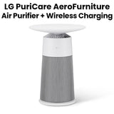 LG | PuriCare AeroFurniture Air Purifier UVnano Technology PM 1.0 Air Quality Detection Cream White | AS20GPHK0