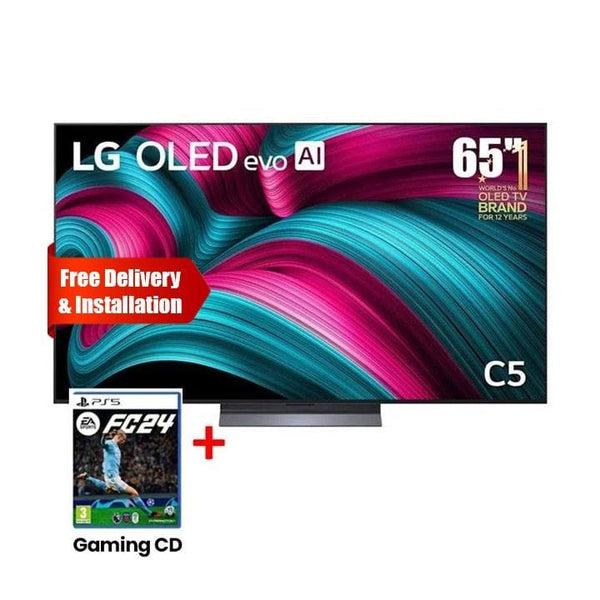 LG | 65" OLED 4K Smart TV With Stunning Picture Quality And Smart Features Black | OLED65C56LA.AMRG