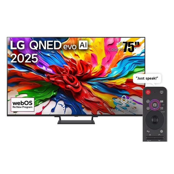 LG | 75" QNED 4K Smart TV Black | 75QNED93A6A