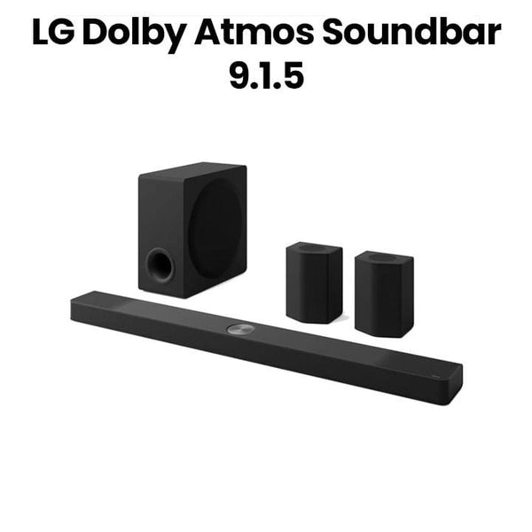 LG |  9.1.5 Channel Dolby Atmos Soundbar Wireless Subwoofer Dolby Atmos Audio TV Synergy Wow Interface AI Room Calibration Black |  S95AR