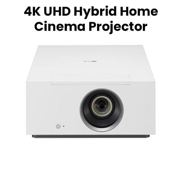 LG | CineBeam 4K UHD Hybrid Home Cinema Projector 8.3M Pixels DCI-P3 94% Wide Colour Gamut White | HU710PW