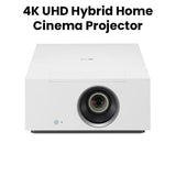 LG | CineBeam 4K UHD Hybrid Home Cinema Projector 8.3M Pixels DCI-P3 94% Wide Colour Gamut White | HU710PW