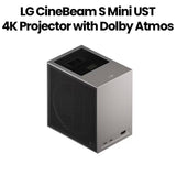 LG | CineBeam S Mini UST 4K Projector Auto Screen Adjustment Up To 100 Projection Silver |PU615U