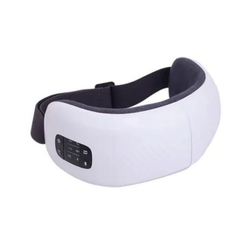 Electric Eye Massager Foldable Rechargeable Heat Vibration Air Compression Massage With Music | 11010000EMR01
