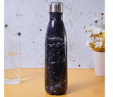ROYALFORD | 500ml Stainless Steel Marble Design Vacuum Bottle Black | RF9476