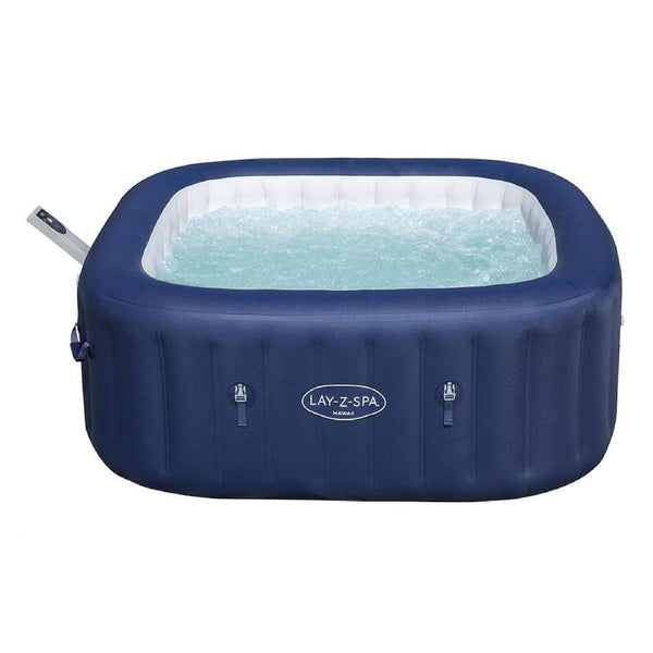 BESTWAY | Lay-Z-Spa Hawaii MaxHold EnergySense UltraFit Smart AirJet 6 Blue Square 1.80m x 1.80m x 71cm | BES115TOY01961