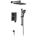 MILANO | Yana Concealed Rain Shower Set Matt Black | 140100100962