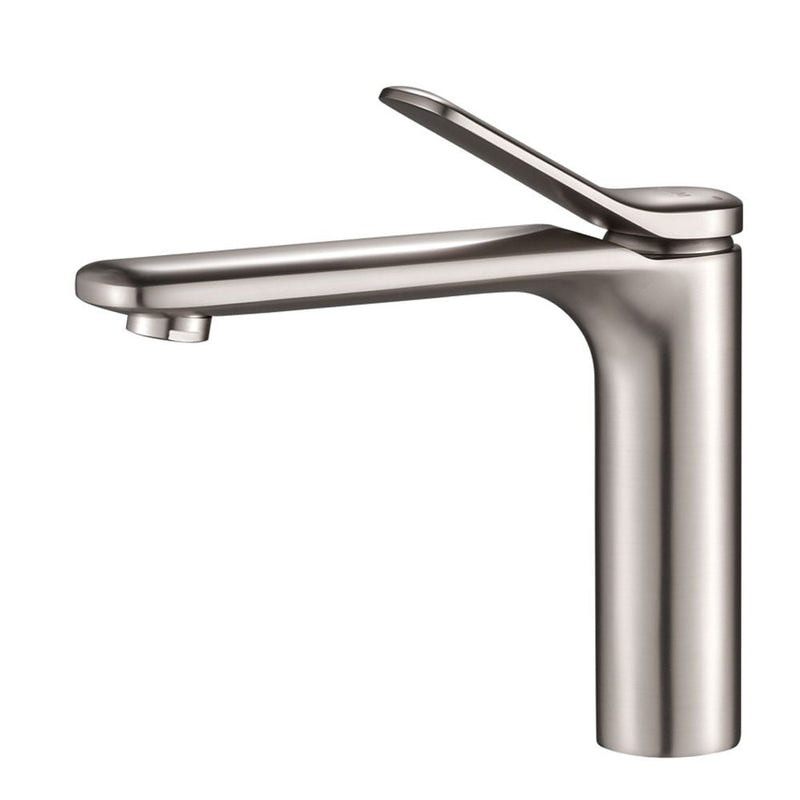 MILANO | Mita Basin Mixer With Pop Up Waste Brush Nickel | 140100200760