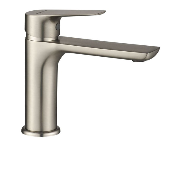 MILANO | Luxe Bayz Basin Mixer Durable Brass Construction & Sleek Design for Stylish Washbasins Brushed Nickel | 140100200879