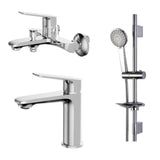 MILANO | Race Collection Basin & Shower Mixerw/Shower Kit (3Pcs) | 140100600175