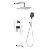 MILANO | Luxe Glow 3 Way Concealed Shower Mixer Complete Set Chrome | 140101000742