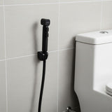 MILANO | Pelican Shattaf Matt Black Stylish Handheld Bidet Spray Durable Matte Finish Comfortable Grip Bathroom Hygiene | 140200100269