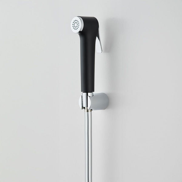 MILANO | Plus Rocket Shattaf Set Matt Black Stylish Handheld Bidet Spray Premium Matte Finish Durable & Modern Bathroom Fitting | 140200100279
