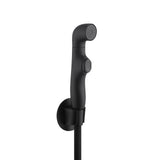 MALINO | Plus Telephone Shattaf Set Matt Black Classic Handheld Bidet Spray Durable Matte Finish Stylish Bathroom Accessory |  140200100288