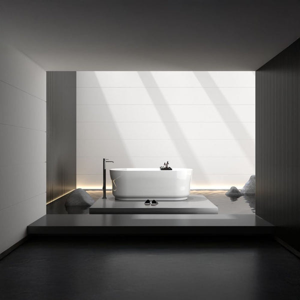 MILANO | Yana Freestanding 780 560 Gloss White Made In China | 140400400154