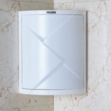 MILANO | Tricia Abs Corner Shelf 1 Layer White | 140400500857