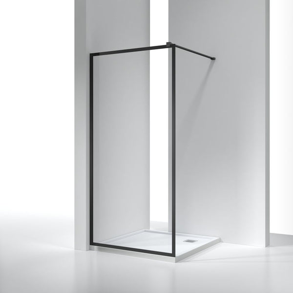 MILANO | Shower Partition 900X2100 Matt Black Wf-1P | 140400501098