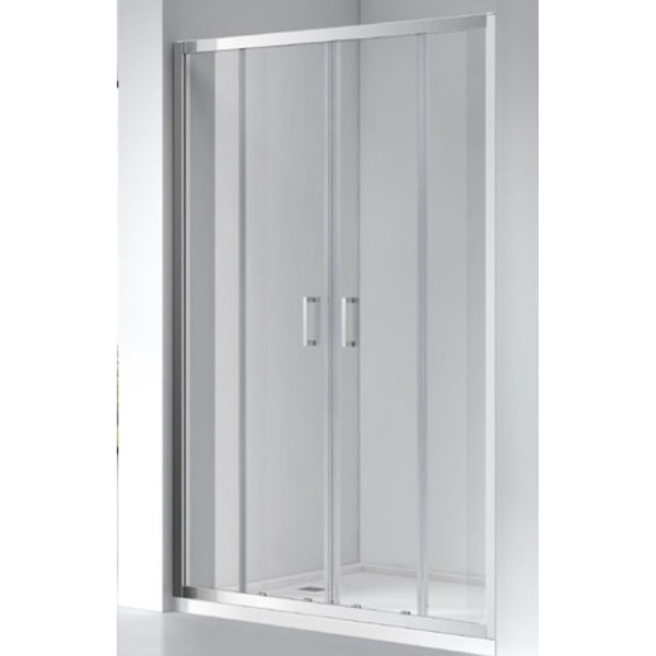 MILANO | Wall To Wall Bathroom Partition 1700*2000 Chrome Na-4C | 140400501190