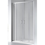MILANO | Wall To Wall Bathroom Partition 1700*2000 Chrome Na-4C | 140400501190