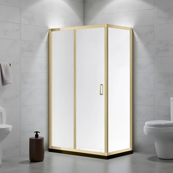 MILANO | Shower Cubicle  1200 800 1950 Gold Bb 3G Rectangular Made In China | 140400501195