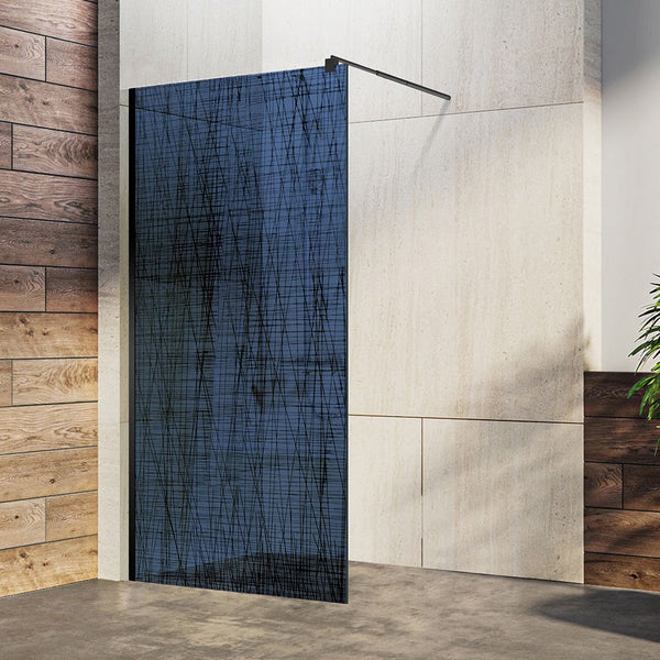 MILANO | Plus Bath Screen Wbs 1 971 1000X2000 Black | 140400501223