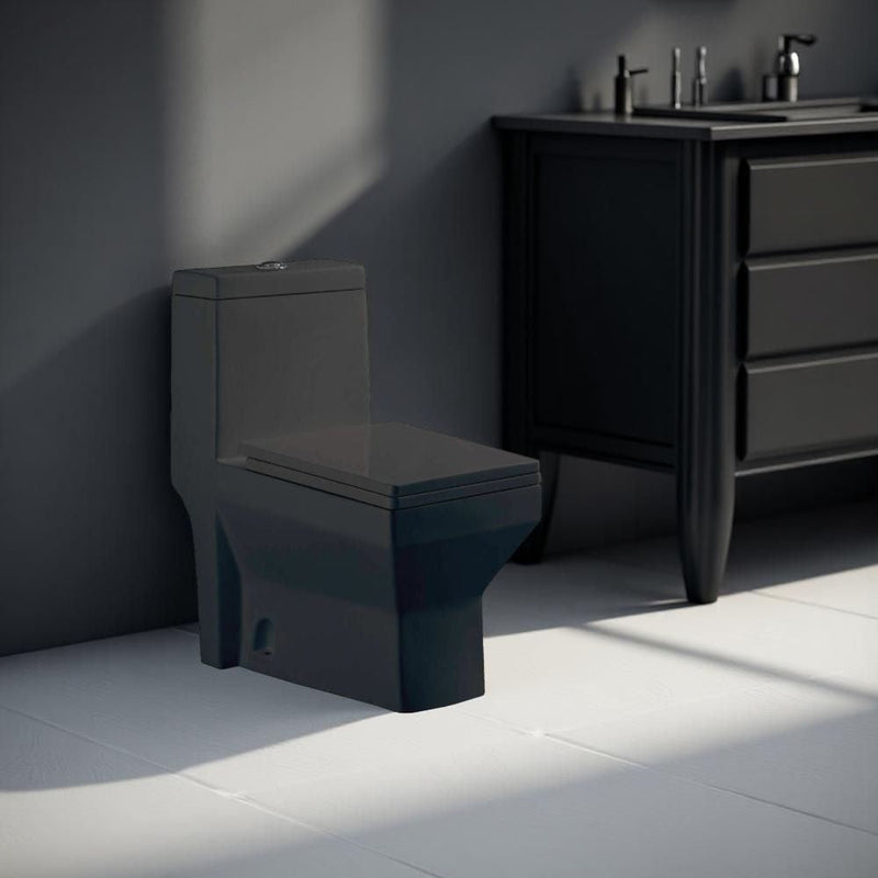 MILANO | Wc Model No 184 S Trap Black 250Mm | 140500100647