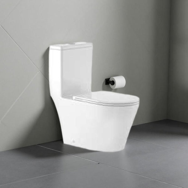 MILANO | Rimless Pro Wc S Trap 250Mm White With Pp Seat Cover Made In China Model.80673 | 140500100714