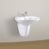 MILANO | Wall Hung Wash Basin Model No: 418A White | 140500200048