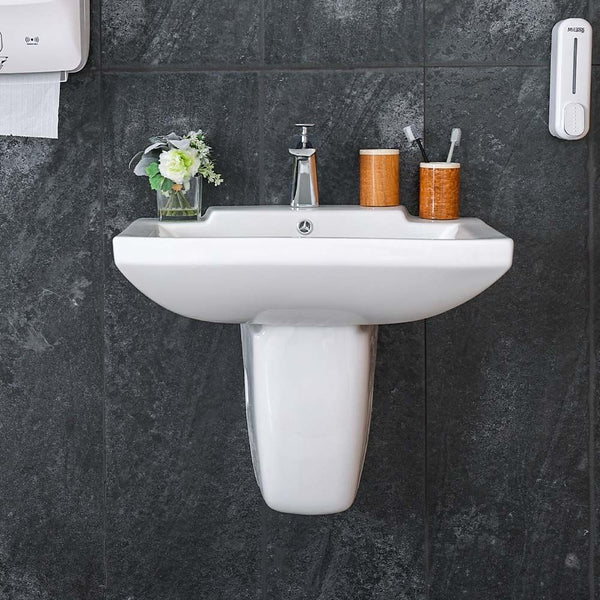 MILANO | Wall Hung Wash Basin White Model B32469 | 140500200705