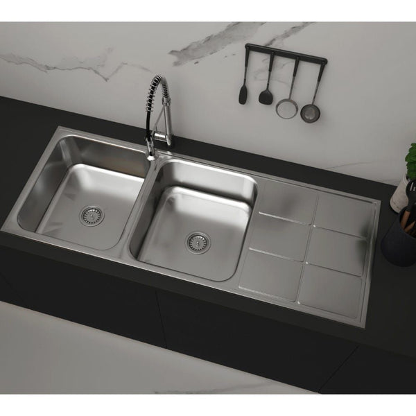 MILANO | SS Kitchen Sink Bl 894 High Grade Inset 116X50 Db Sd | 140700100061
