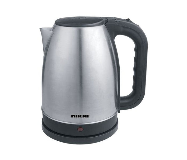 NIKAI | 1.7 Ltrs Stainless Steel Kettle Black And Silver | Nk420A