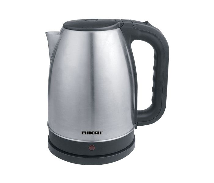 NIKAI | 1.7 Ltrs Stainless Steel Kettle Black And Silver | Nk420A