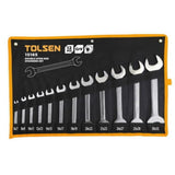 TOLSEN | 12Pcs Double Open End Spanners Set 6-32mm | 15165