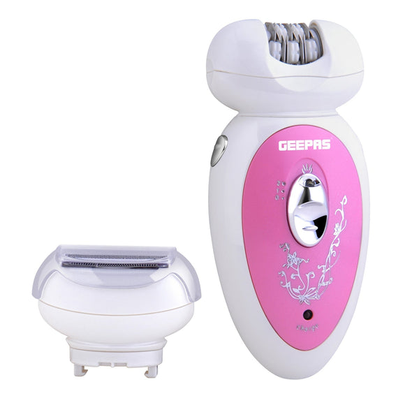 GEEPAS | 2-in-1 Rechargeable Ladies Epilator Set | GLS8679
