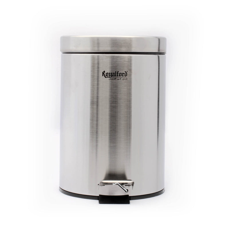 ROYALFORD | 5Ltrs Stainless Steel Pedal Bin | RF5125