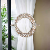 HOMEBOX | Ava Wooden Round Tie Back - 17.5 cm | 163152607