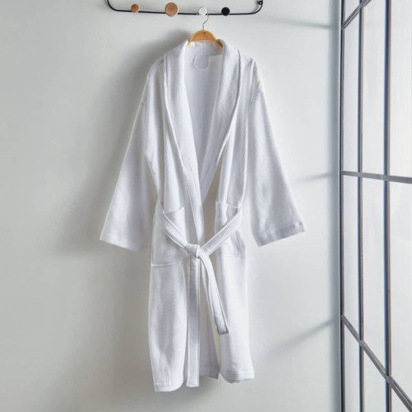 HOMEBOX | Luxe Waffle Terry Cotton Bathrobe - XXL | 165311889