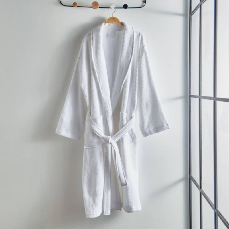 HOMEBOX | Luxe Waffle Terry Cotton Bathrobe - XXL | 165311889