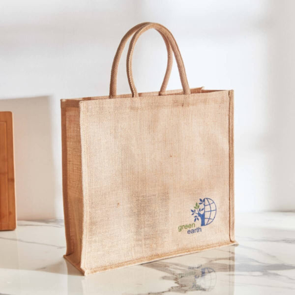 HOMEBOX | Go Green Earth Multiutility Jute Bag - 40x15x42 cm | 165359165