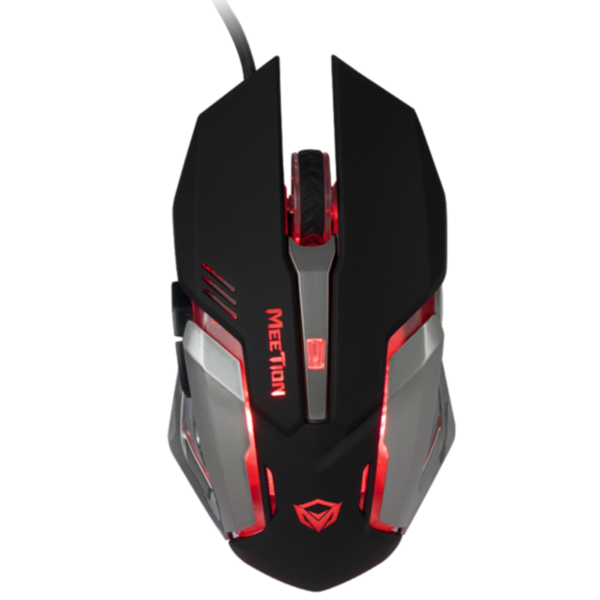 MEETION | USB Corded Backlit Gaming Mouse Black | MT-M915