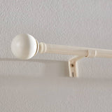 HOMEBOX | Berg 16 mm Extendable Curtain Rod with Round Finial - 71-121 cm | 165857612